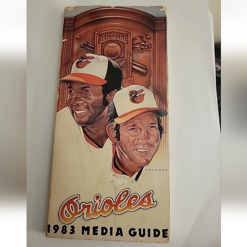 1983 BALTIMORE ORIOLES MEDIA GUIDE Yearbook WORLD SERIES CHAMPIONS  Program AD
